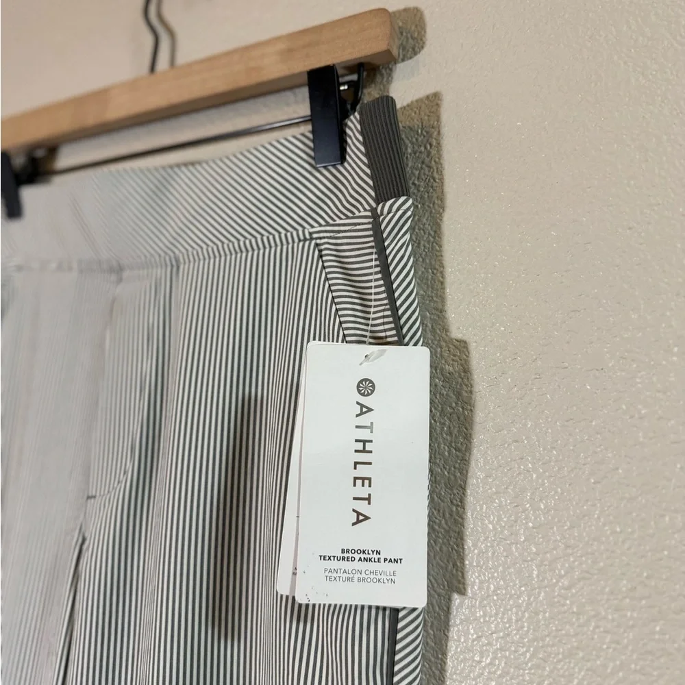 NWT Athleta Textured Brooklyn Ankle Pant 4
